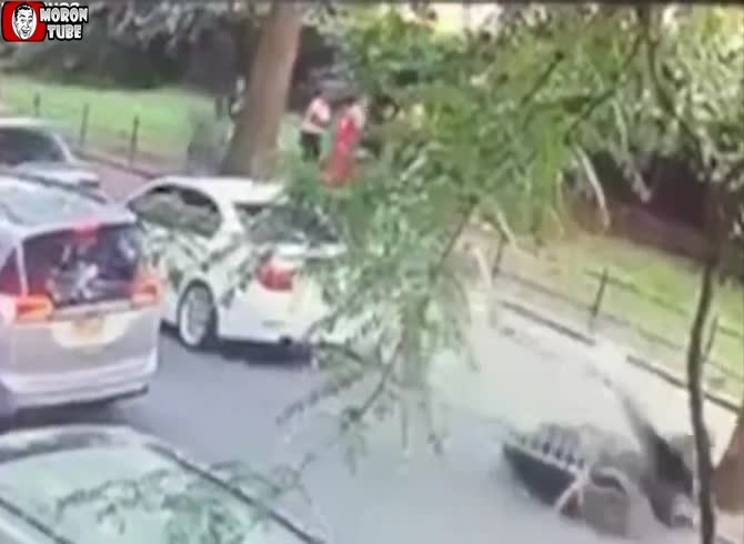 Video :After hurling a cooler at a fugitive suspect, a police officer was charged with murder